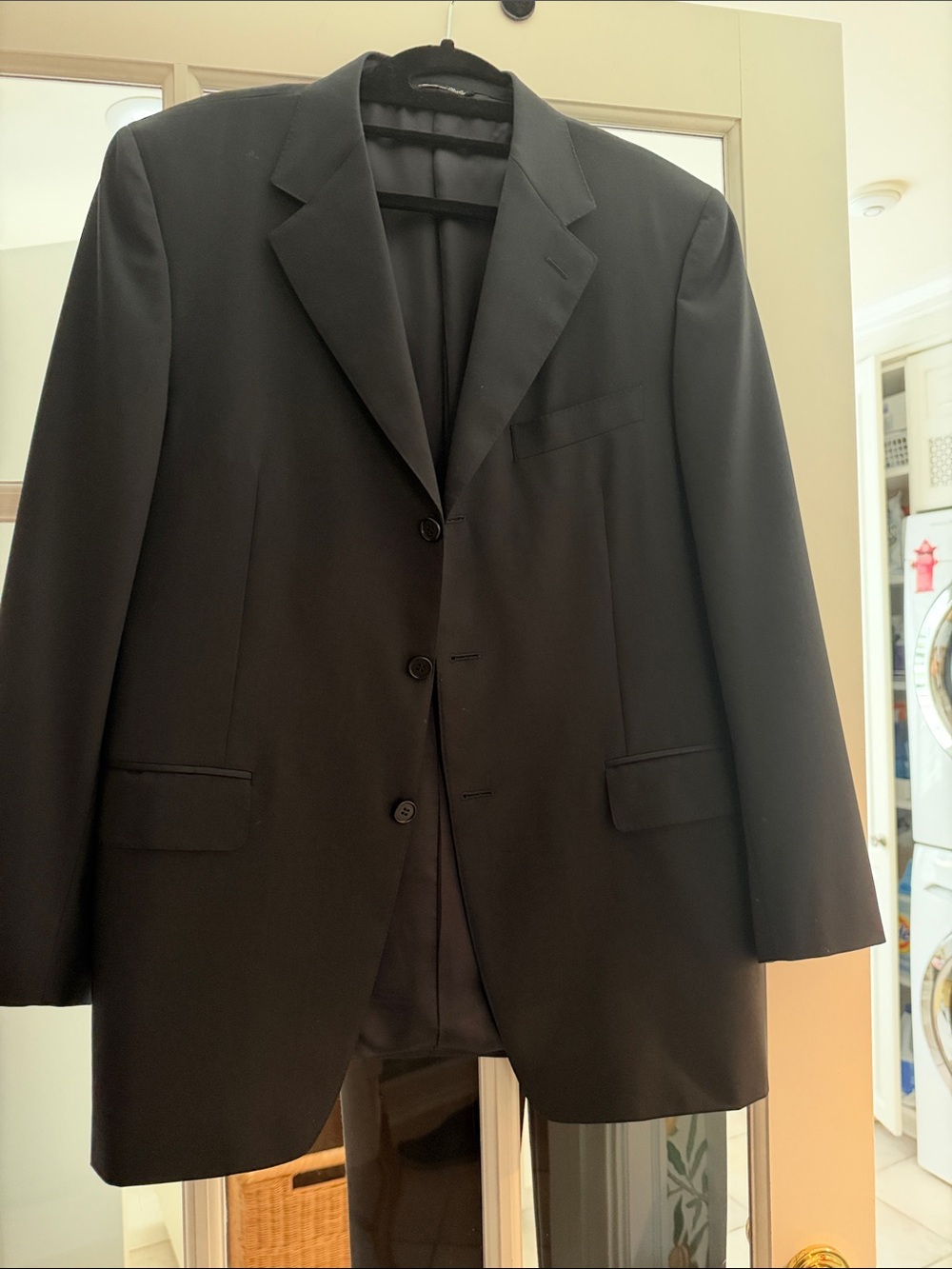 Canali Black Single-Breasted Sport Coat